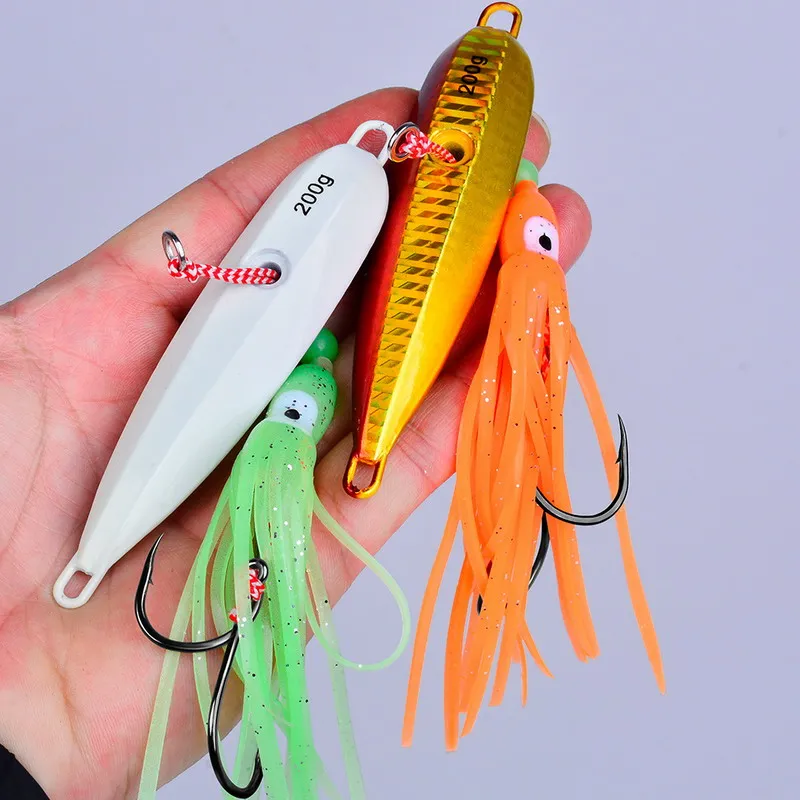 Saltwater Fishing Hook - 1Pcs Inchiku Jig Lures 40g-200g Slow