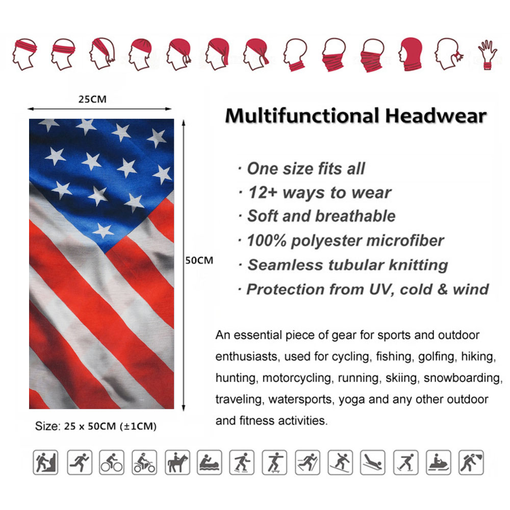 USA Flag Pattern Sun Protectiv - Fishing Gear 评论和价格