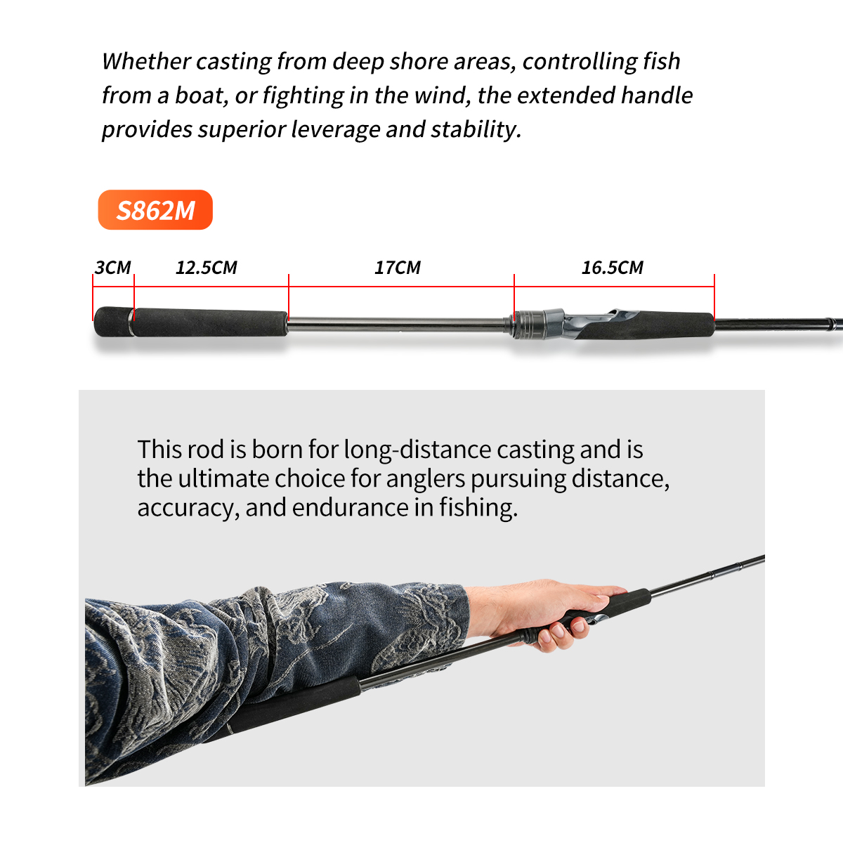 Johncoo long casting Fishing r - Surf Fishing Equipment 评论和价格