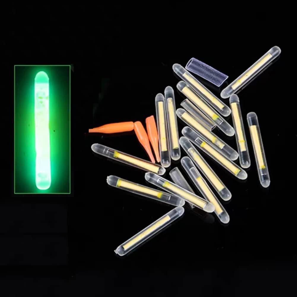 100Pcs Small Green Glow Sticks - Fishing Bobber Float 评论和价格
