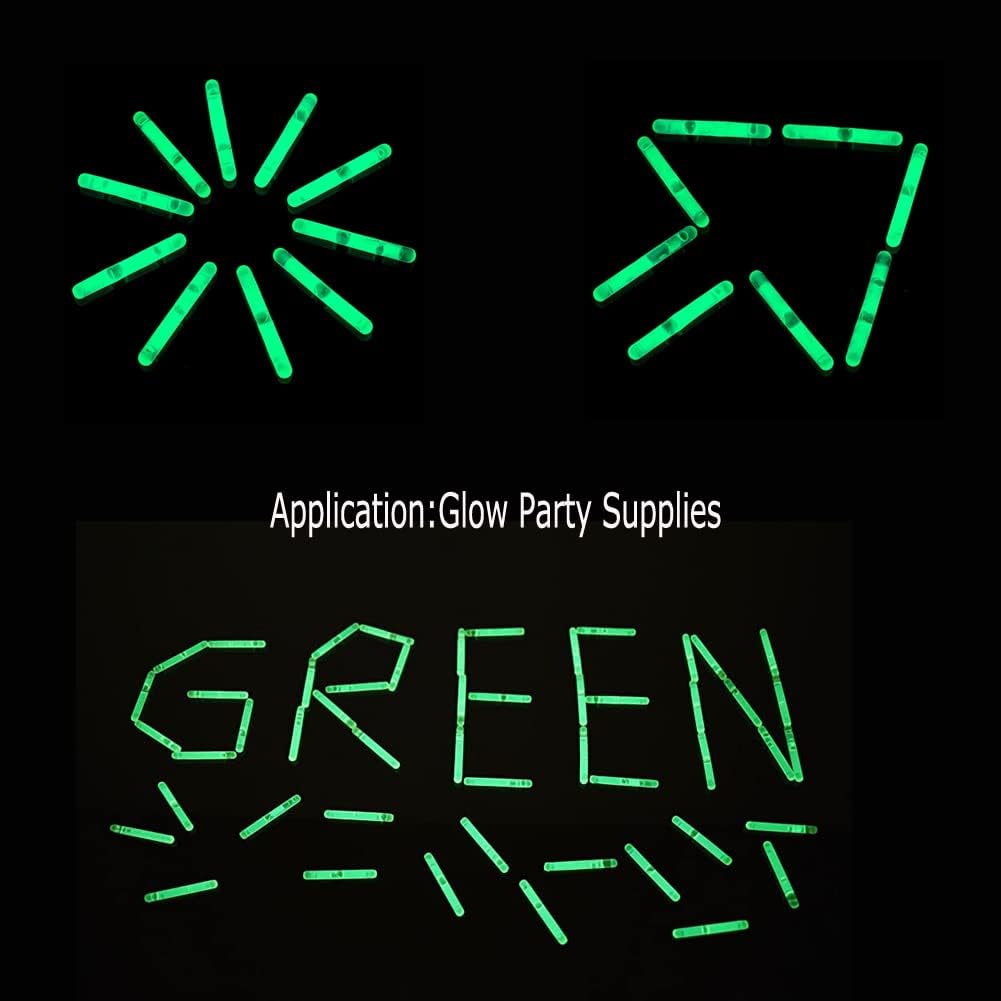 100Pcs Small Green Glow Sticks - Fishing Bobber Float 评论和价格