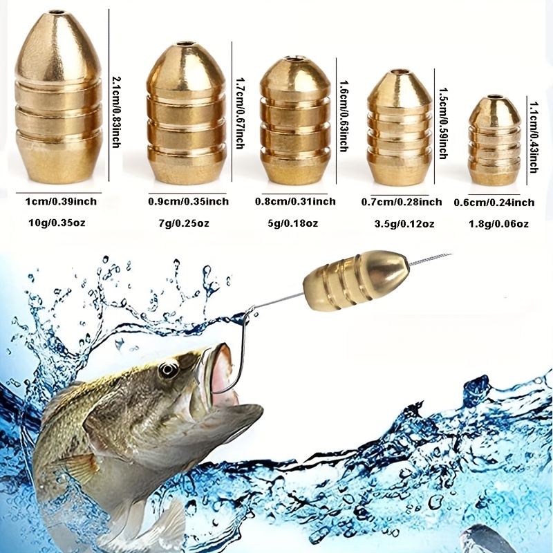 Wholesale 50pcs Golden Copper  - Freshwater Fishing Kit 评论和价格