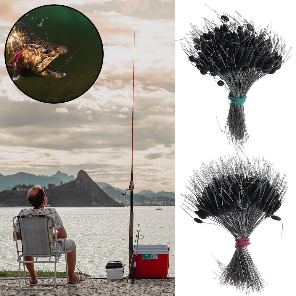 300pcs/pack Black Float Fishin - Fishing Bobber Float 评论和价格