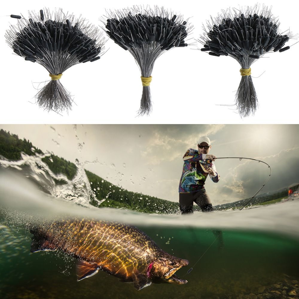 300pcs/pack Black Float Fishin - Fishing Bobber Float 评论和价格