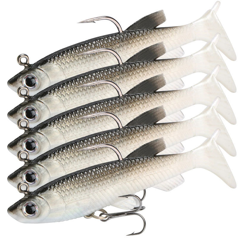 8pcs Kit Fishing Lure Soft Lur - Saltwater Fishing Hook 评论和价格