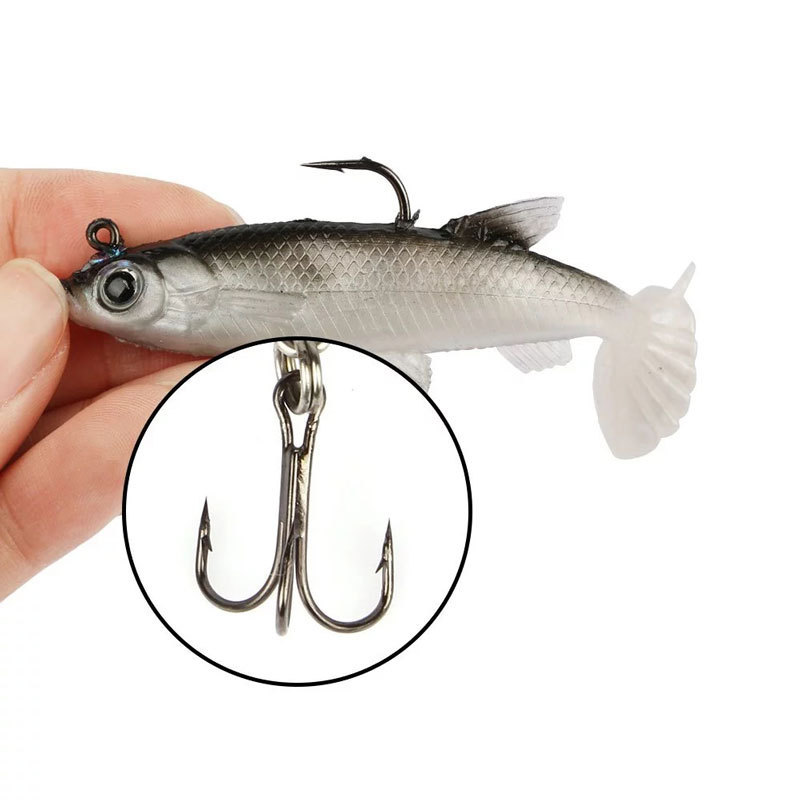 8pcs Kit Fishing Lure Soft Lur - Saltwater Fishing Hook 评论和价格