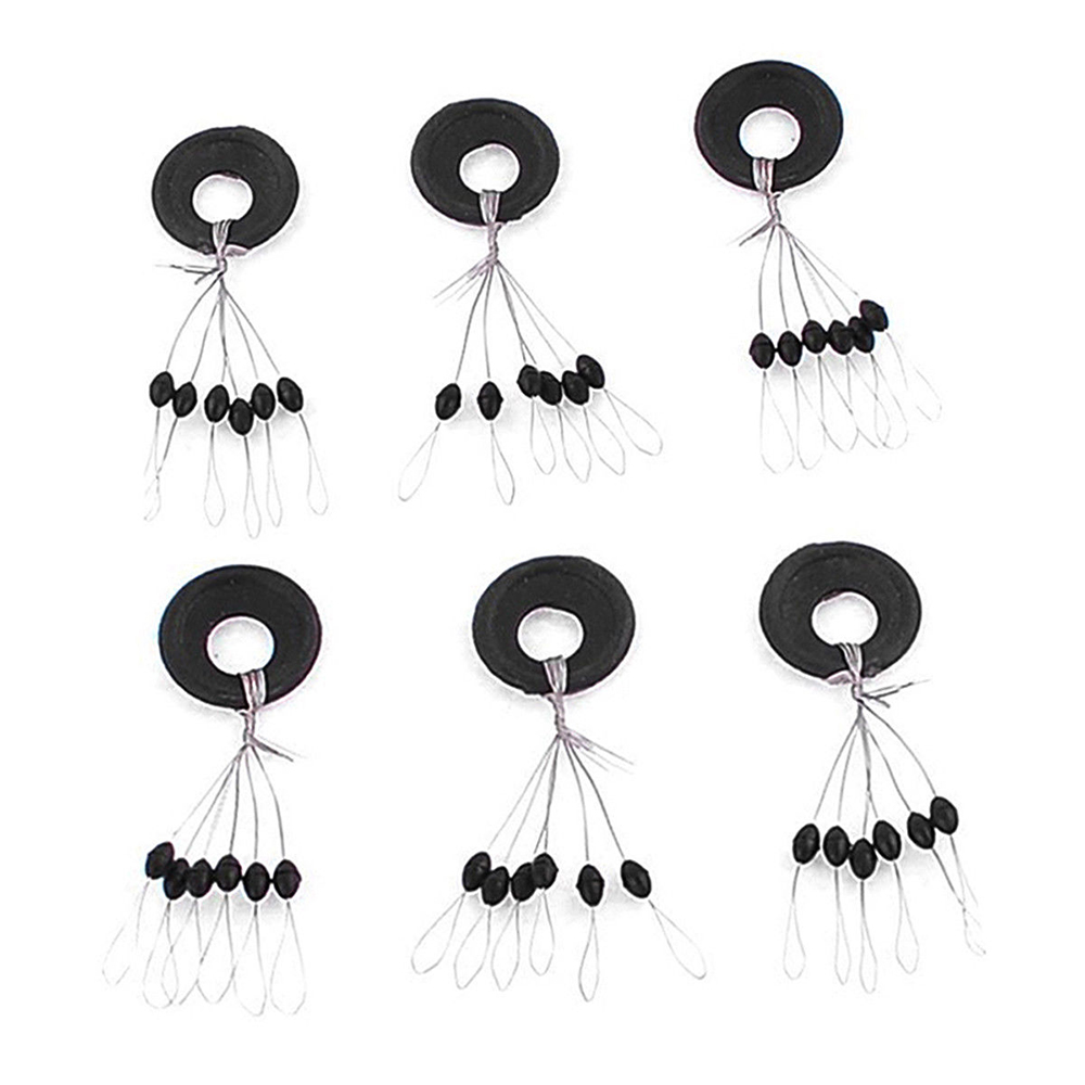 PRO BEROS 60Pcs 10Set Black Ru - Fishing Bobber Float 评论和价格