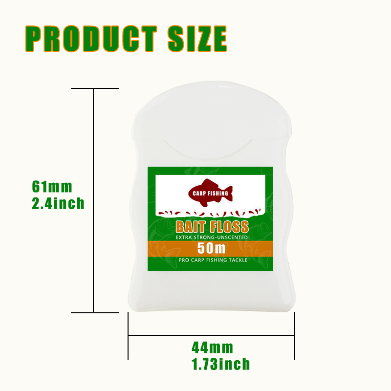 1pc/2pcs 50m Carp Fishing Bait - Freshwater Fishing Kit 评论和价格