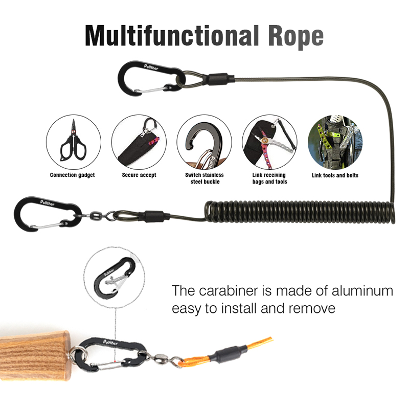 fishing tools Coiled Lanyards  - Fishing Equipment Rod 评论和价格