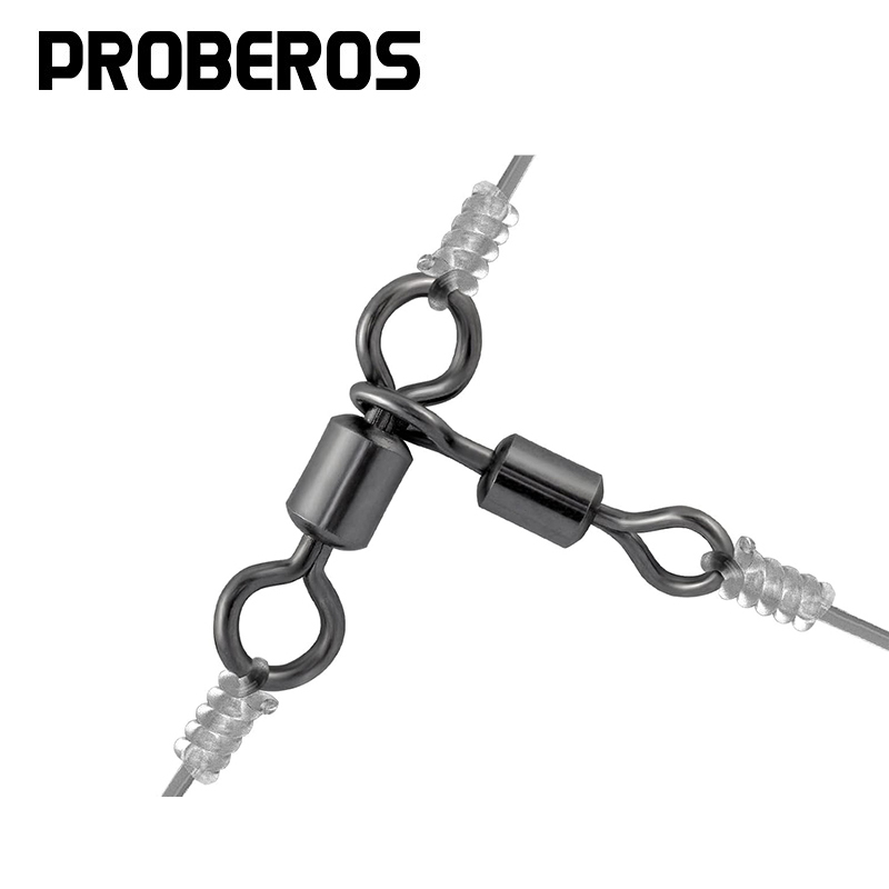 PRO BEROS 50Pcs 3 Way Swivels  - Saltwater Fishing Hook 评论和价格