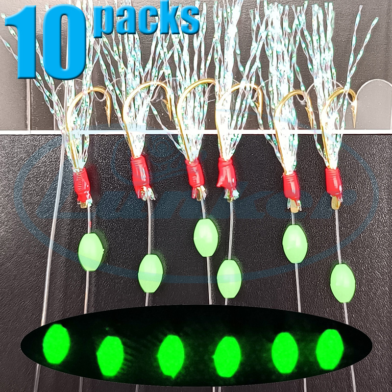 Lunker sabiki rigs 10 packs hi - Saltwater Fishing Hook 评论和价格