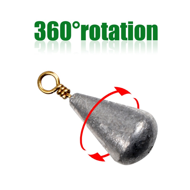 22Pcs with box Lead Fishing Si - Fishing Equipment Set 评论和价格