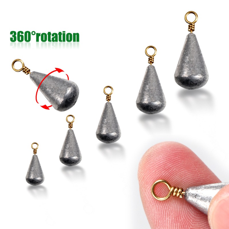 22Pcs with box Lead Fishing Si - Fishing Equipment Set 评论和价格