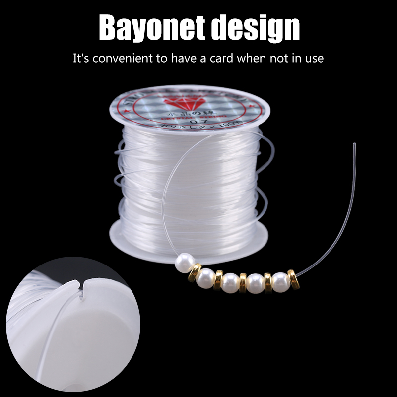 100M Plastic Crystal DIY Beadi - Fishing Equipment Line 评论和价格