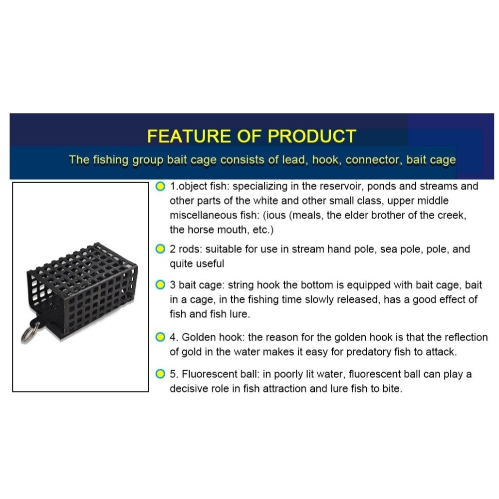 Bait Container Square Shape Me - Freshwater Fishing Kit 评论和价格