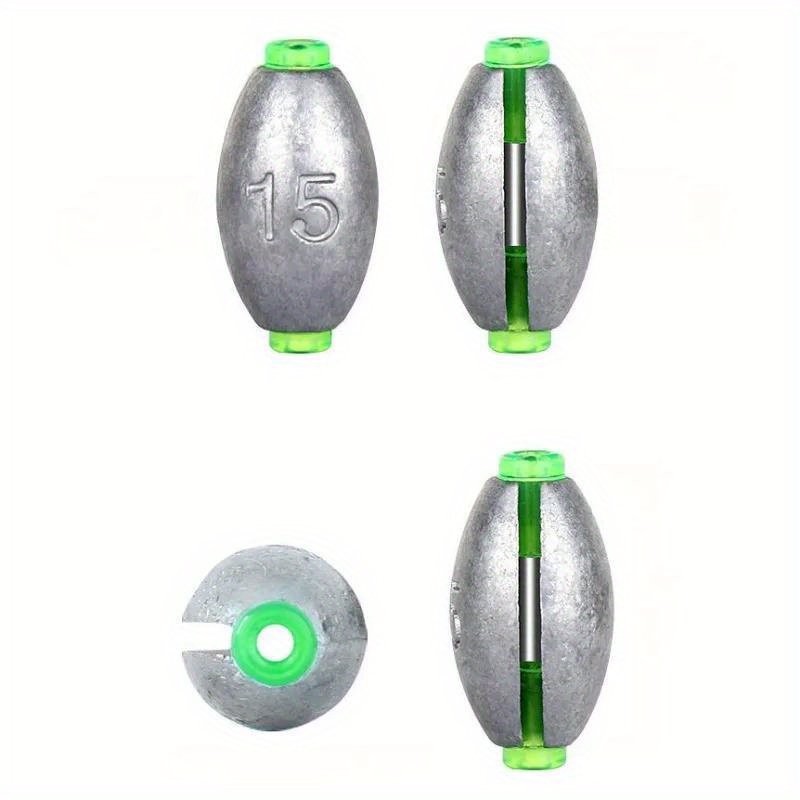 15/20/30G Olive Shape Lead Sin - Fishing Equipment Set 评论和价格
