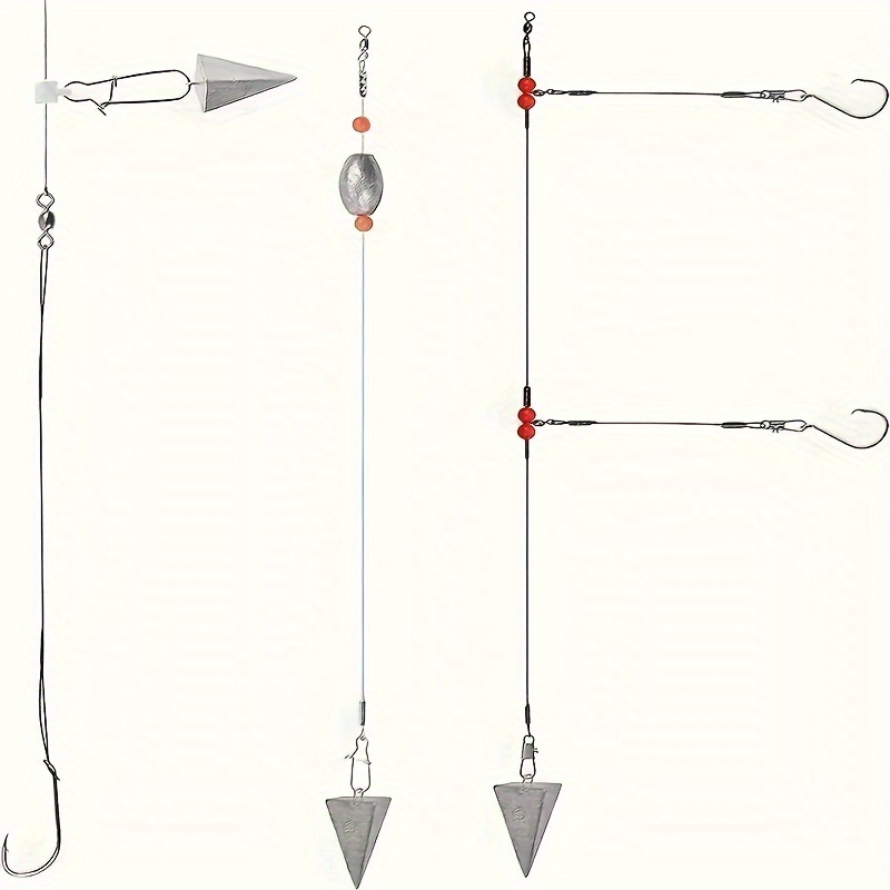 3/4/5pcs Pyramid Fishing Sinke - Fishing Equipment Set 评论和价格