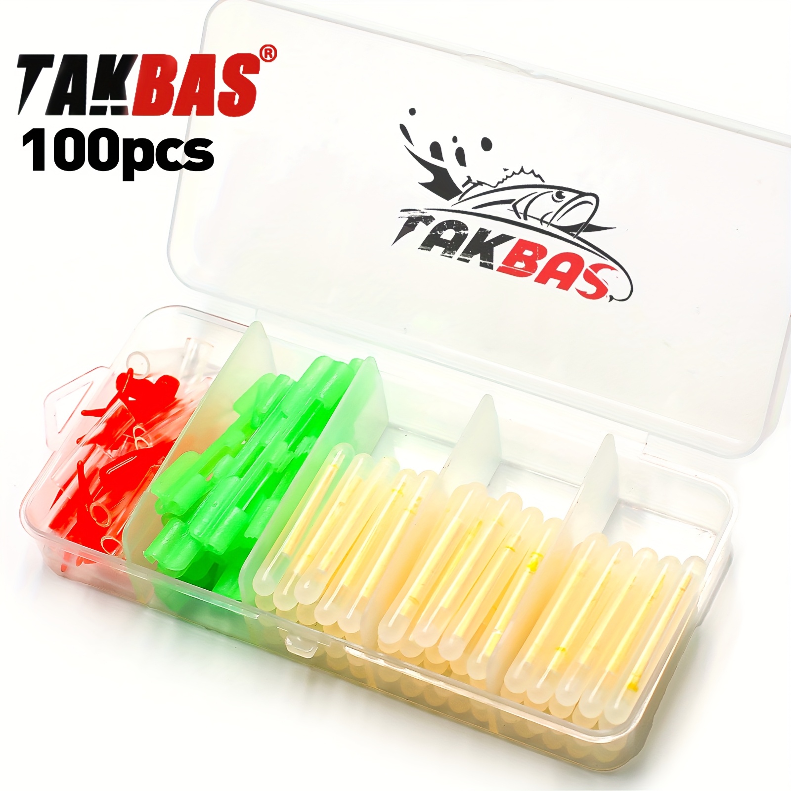 100PCS Fishing Glow Sticks Set - Fishing Bobber Float 评论和价格