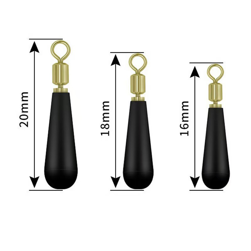 Rotatable Metal Swivel Rubber  - Fishing Bobber Float 评论和价格